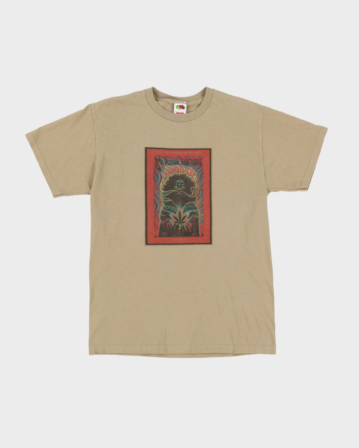 Jimi Hendrix Experience 8th Annual High Times Beige Graphic Band T Shirt - M