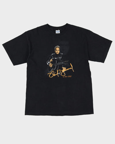 2002 Neil Diamond Tour Black Graphic Band T Shirt - L