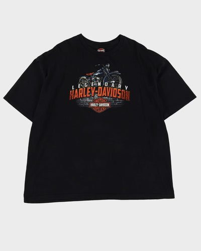 Harley Davidson Las Vegas Black Graphic T Shirt - XXL