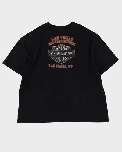 Harley Davidson Las Vegas Black Graphic T Shirt - XXL
