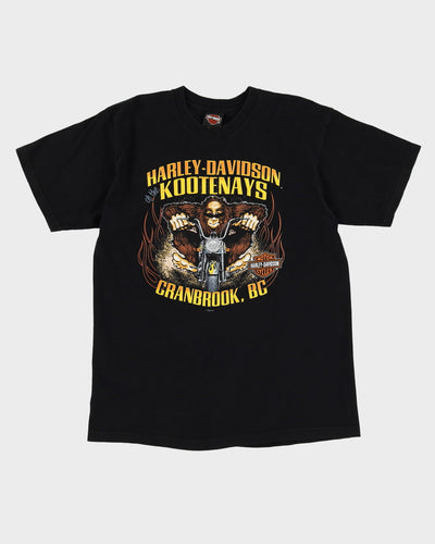 Harley Davidson Cranbrook Canada Black Graphic T Shirt - XXL