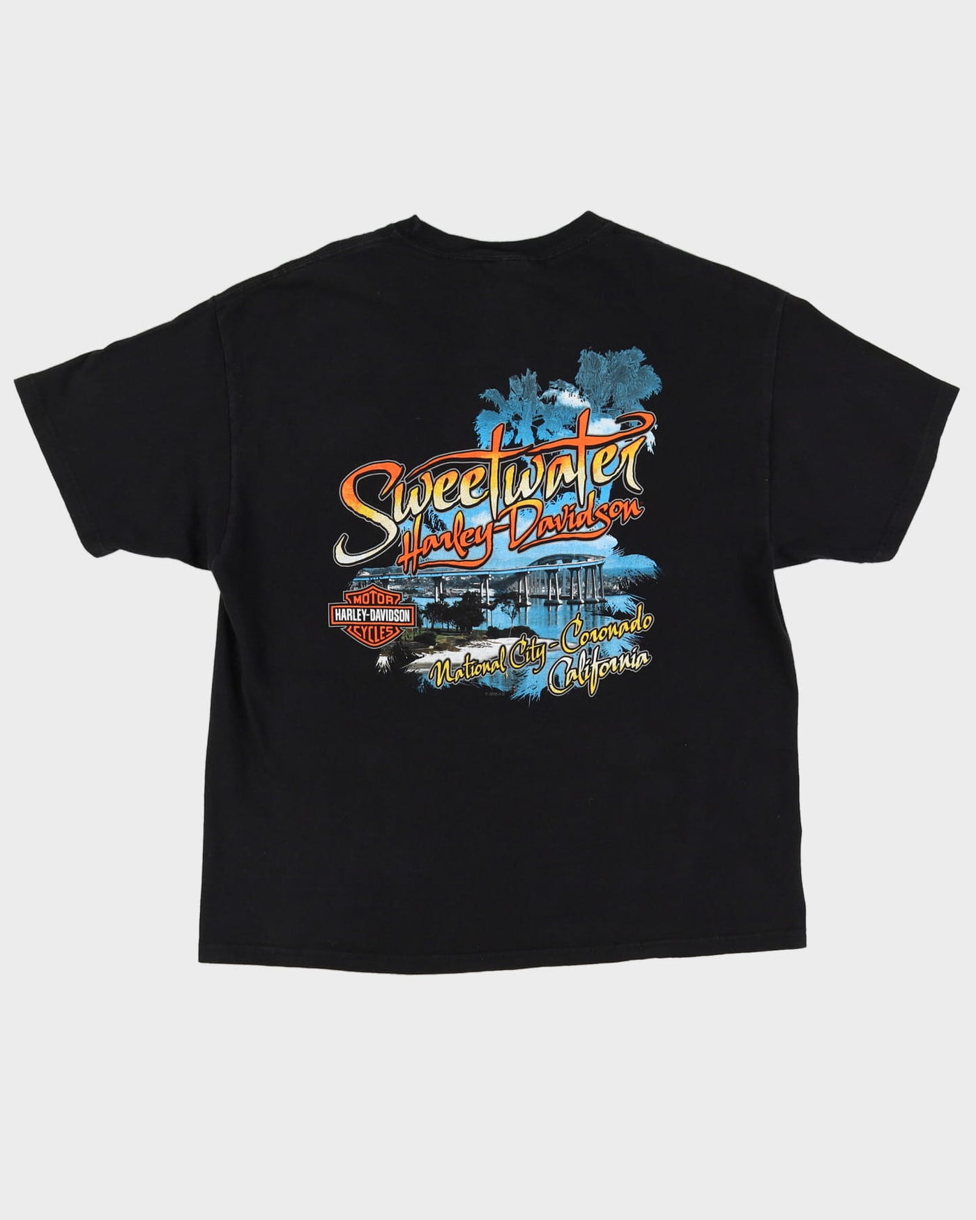 Harley Davidson Ride Free Ride Hard Ride Often Black Graphic T Shirt - XL