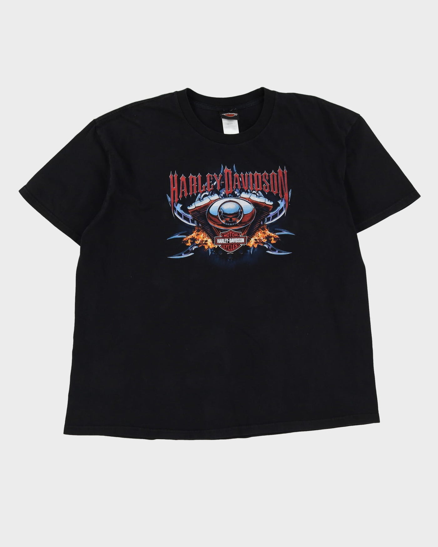 Harley Davidson Thunder Bay Black Graphic T Shirt - XXL