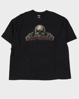 Harley Davidson The Baddest Of The Bay Black Graphic T Shirt - 4XL