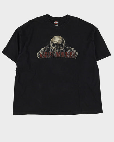 Harley Davidson The Baddest Of The Bay Black Graphic T Shirt - 4XL