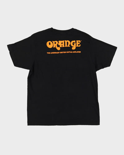 Orange Amps Double Sided Black Graphic T Shirt - XL