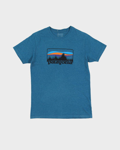 Patagonia Blue Graphic T Shirt - M