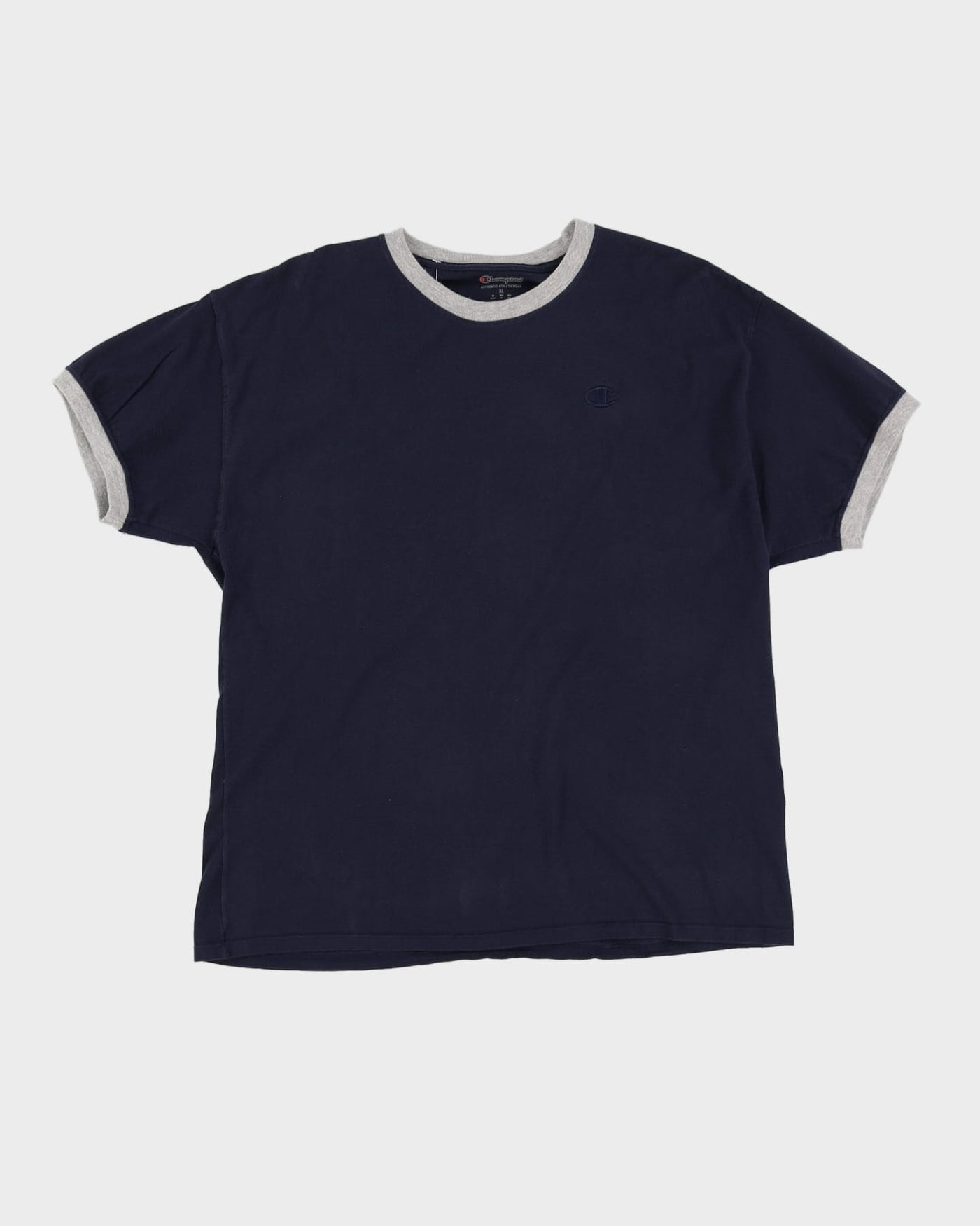 Champion Navy Ringer T Shirt - XL