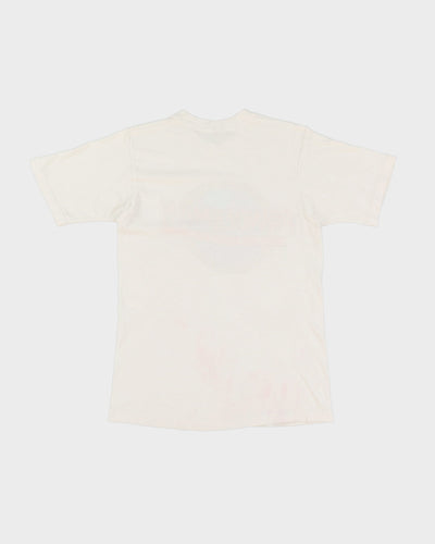 80s Powdermilk Biscuits White Screen Stars T Shirt - S