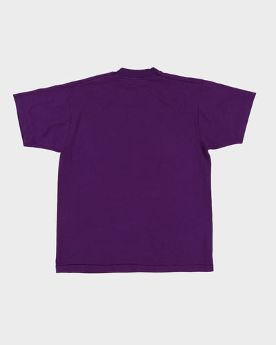 Early 90s 'I'm The Boss' Single Stitch Purple Graphic T-Shirt