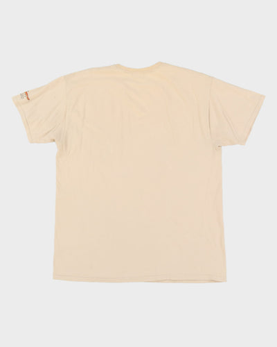 Indiana Jones And The Adventures Of Archaeology Exhibition Beige Graphic T-Shirt - XL