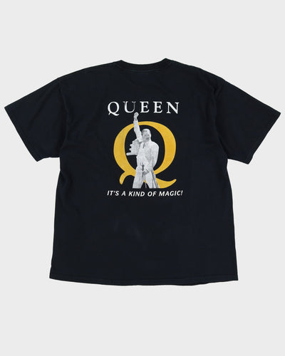 Early 00s Queen Its A King Of Magic Black Graphic Band T-Shirt - XL