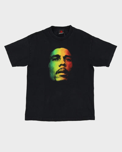 2007 Zion Tag Bob Marley Black Graphic Band T-Shirt - L