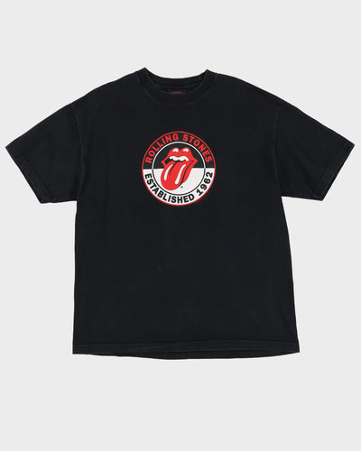 2005 The Rolling Stones Black Band T-Shirt - XL