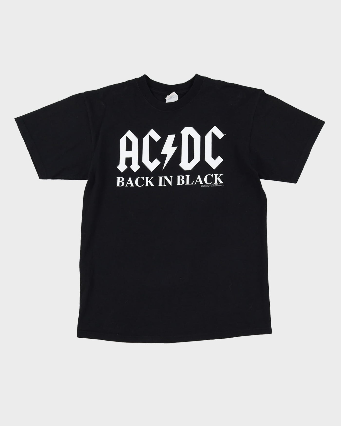ACDC 2003 Back In Black Graphic Band T-Shirt - L