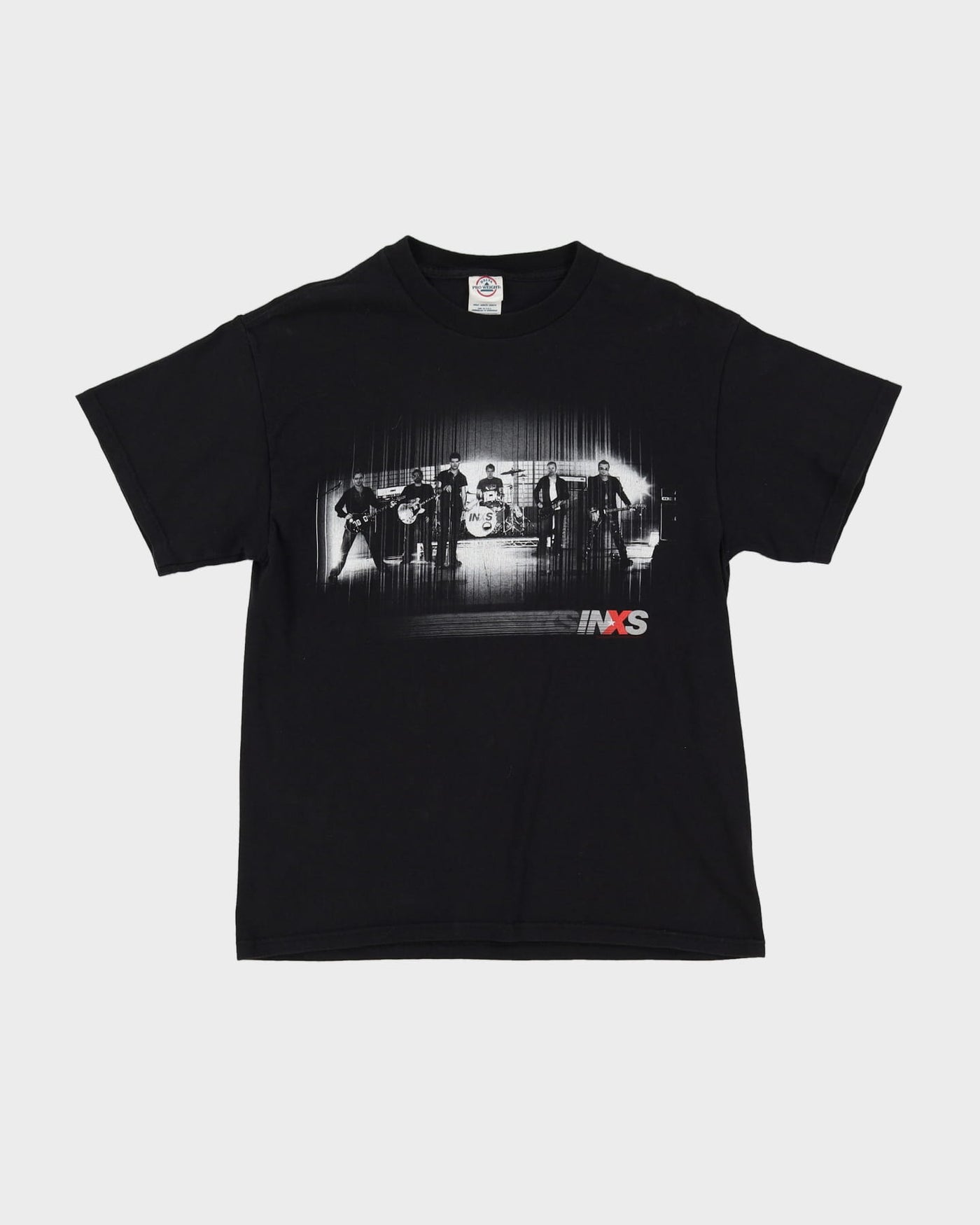 00s INXS Black Graphic Band T-Shirt - M