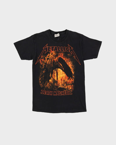 00s Metallica Death Magnetic Black Graphic Band T-Shirt - XS / S