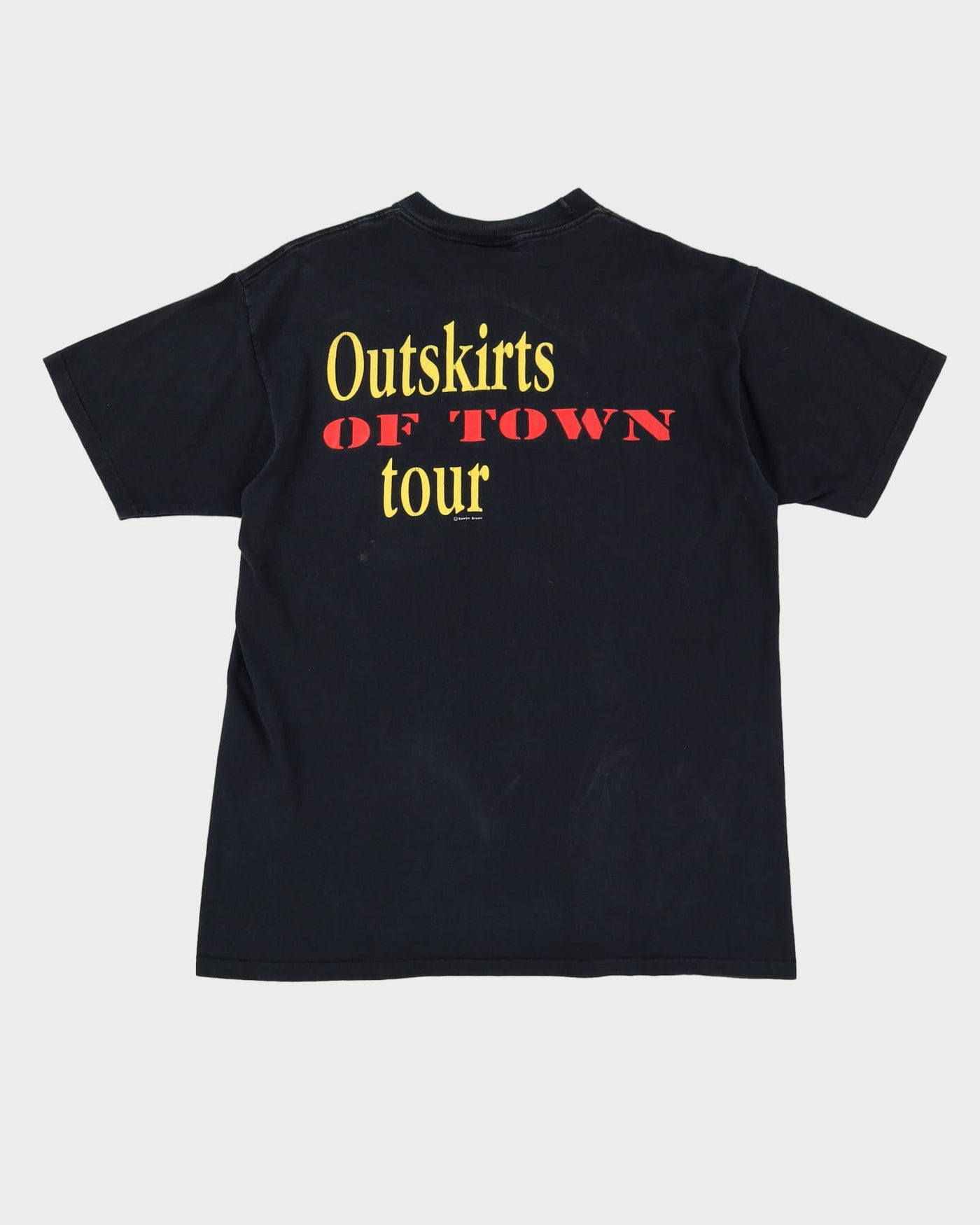 1993 Sawer Brown Outskirts Of Town Graphic Single Stitch Black Band T-Shirt - L
