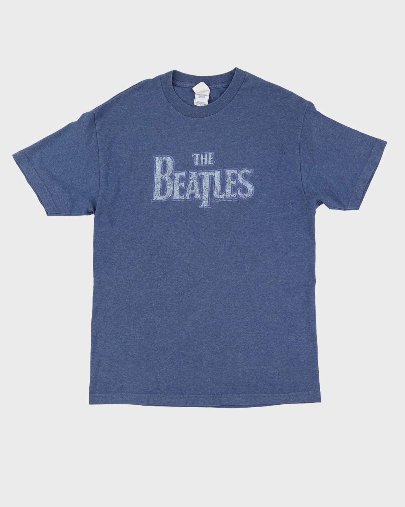 2003 The Beatles Blue Graphic Band T-Shirt - L