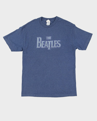 2003 The Beatles Blue Graphic Band T-Shirt - L