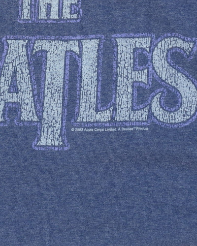 2003 The Beatles Blue Graphic Band T-Shirt - L