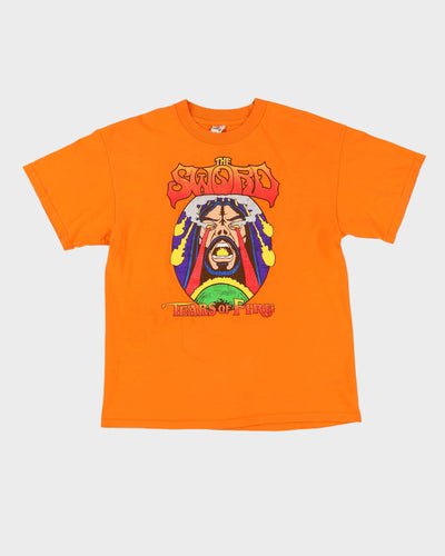 The Sword Tears Of Fire Hot Sauce Orange Graphic T-Shirt - L