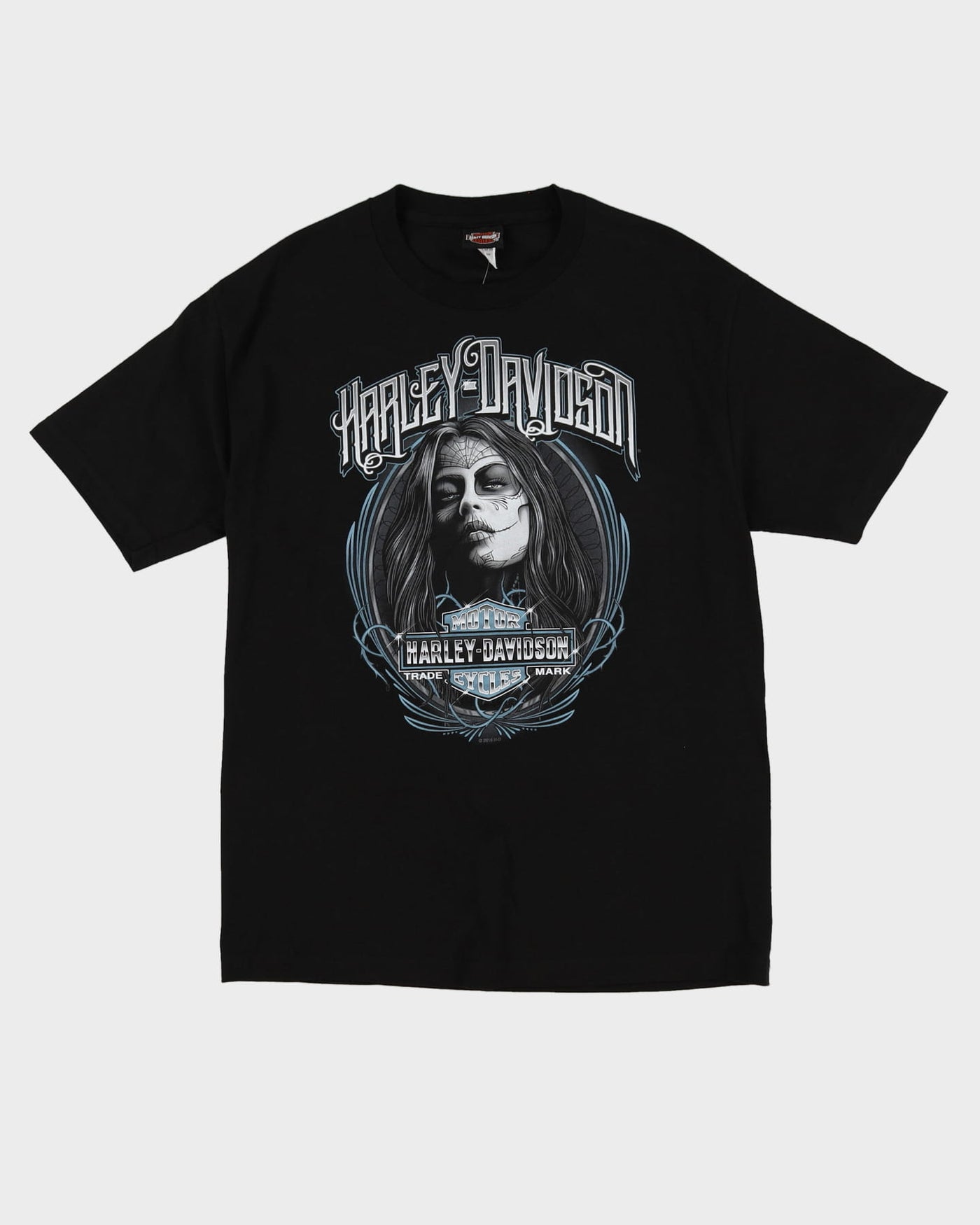 2016 Harley Davidson Black Cancun Timeless Legends Graphic T-Shirt - L
