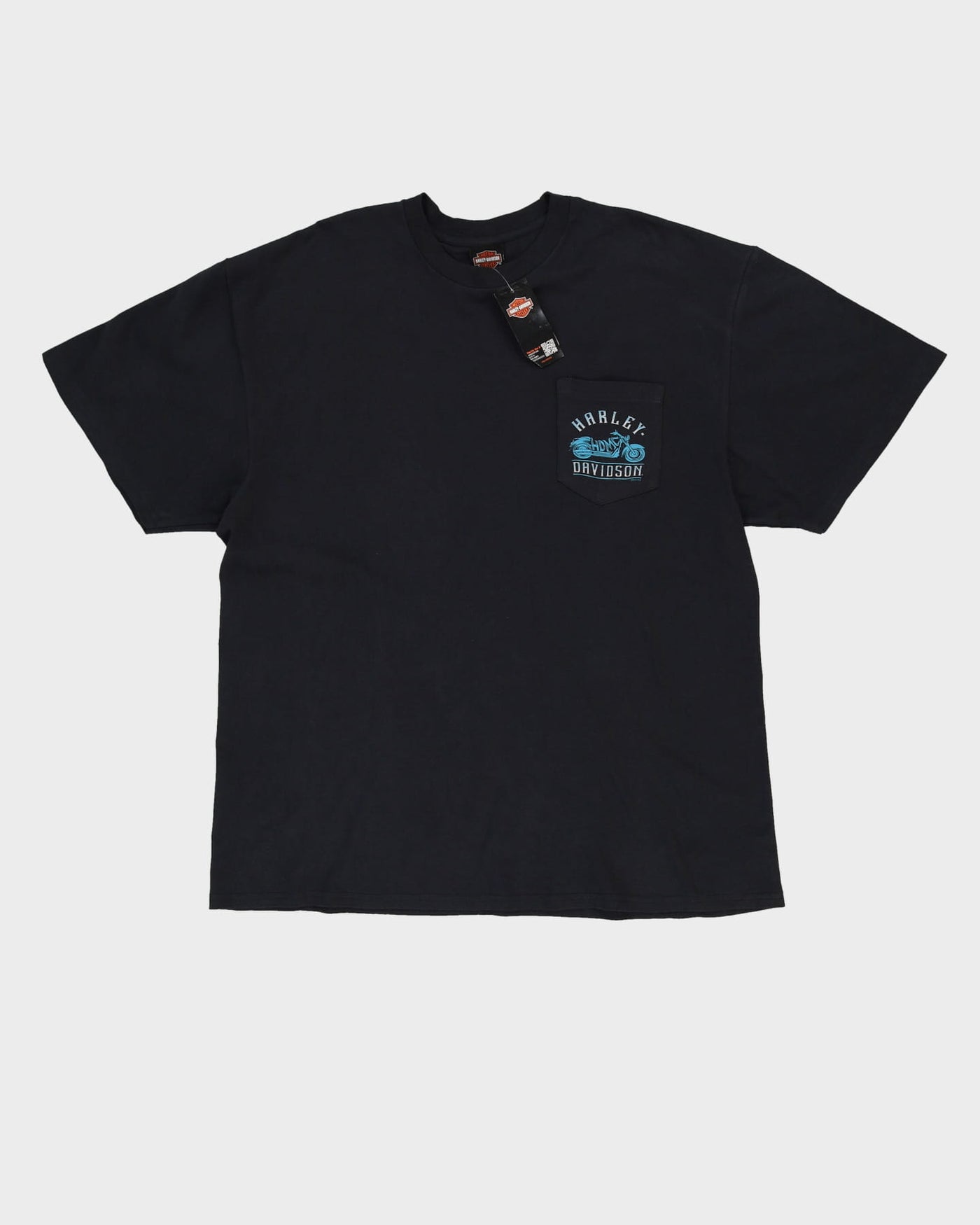 New With Tags 2019 Harley Davidson Black Graphic Pocket T-Shirt - XXL