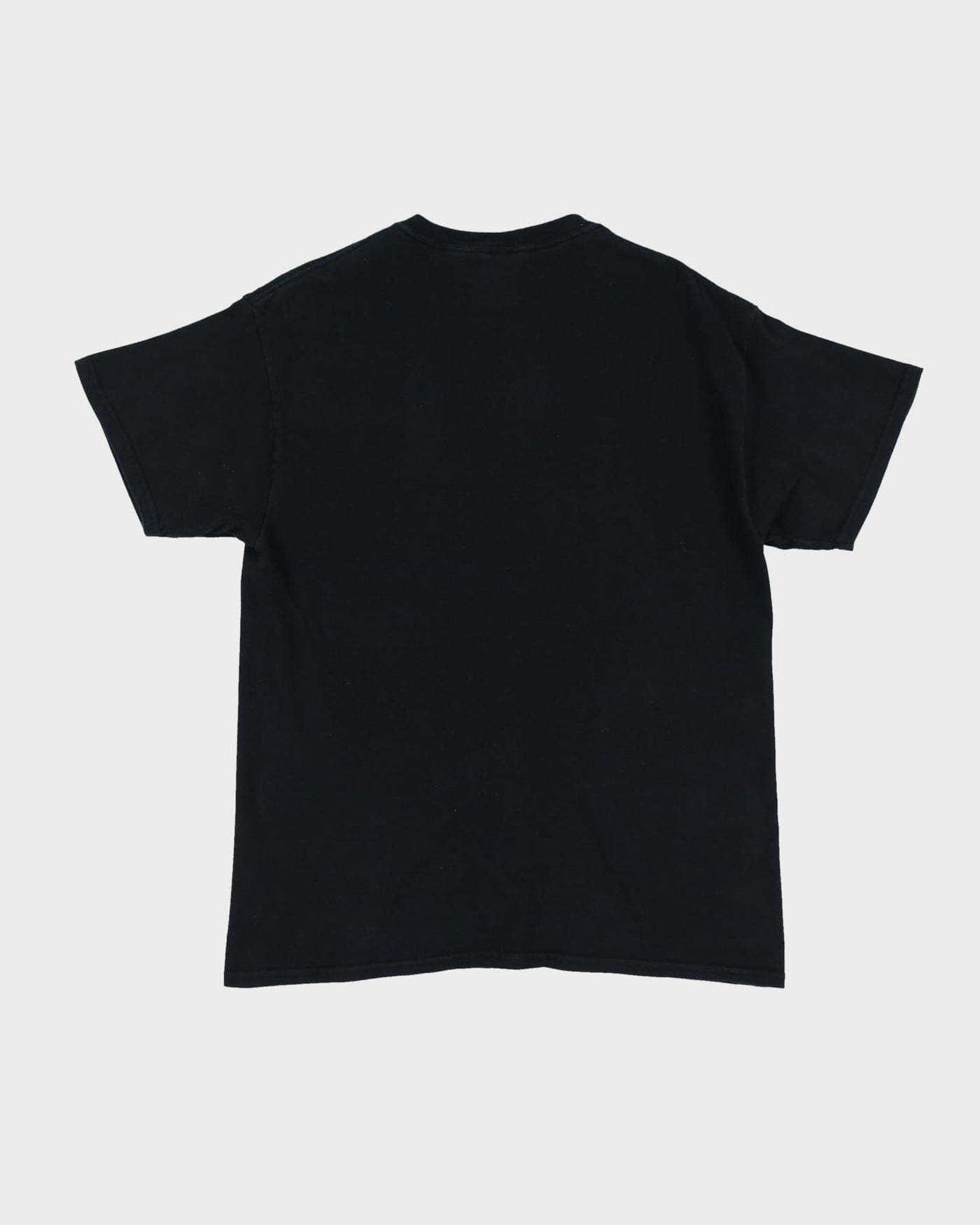 Thrasher Flaming Logo Black Graphic T-Shirt - L