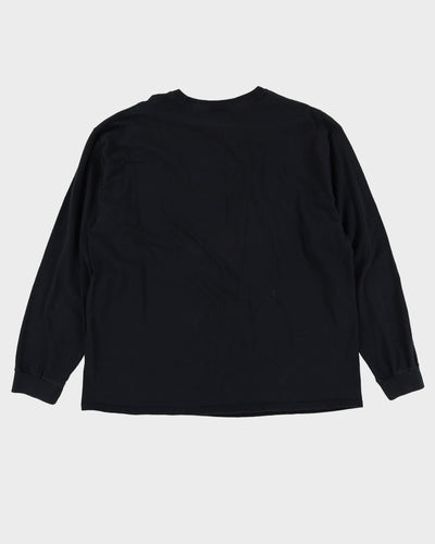 Thrasher Basic Logo Black Long Sleeve Graphic T-Shirt - XL