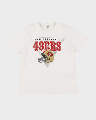 Levi's X San Francisco 49ers NFL White Graphic T-Shirt - L