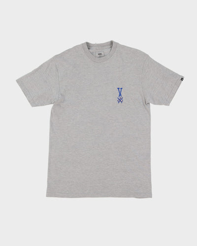 Vans Grey Classic Fit Back Print T-Shirt - M