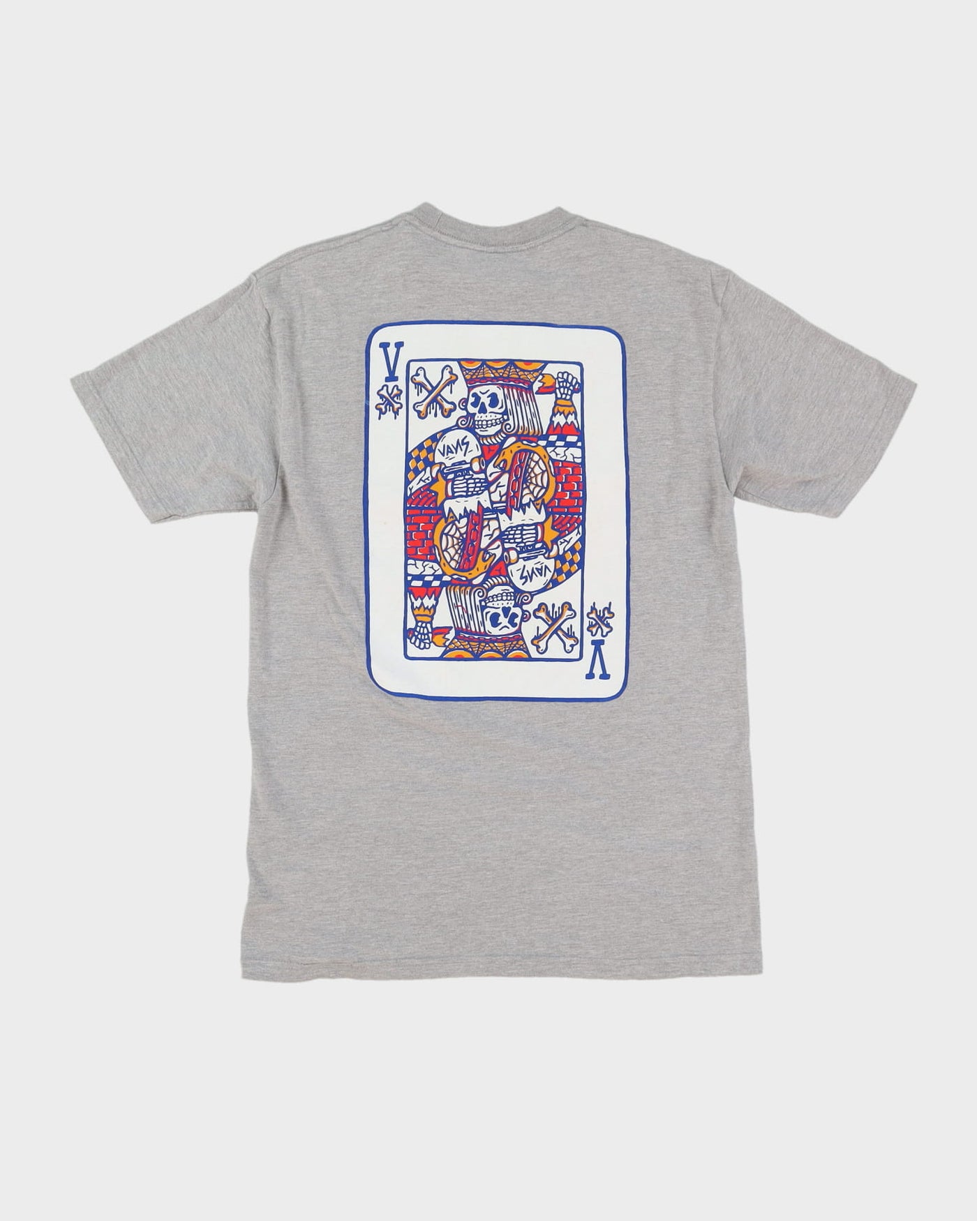 Vans Grey Classic Fit Back Print T-Shirt - M