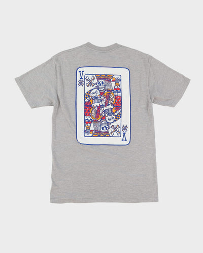 Vans Grey Classic Fit Back Print T-Shirt - M