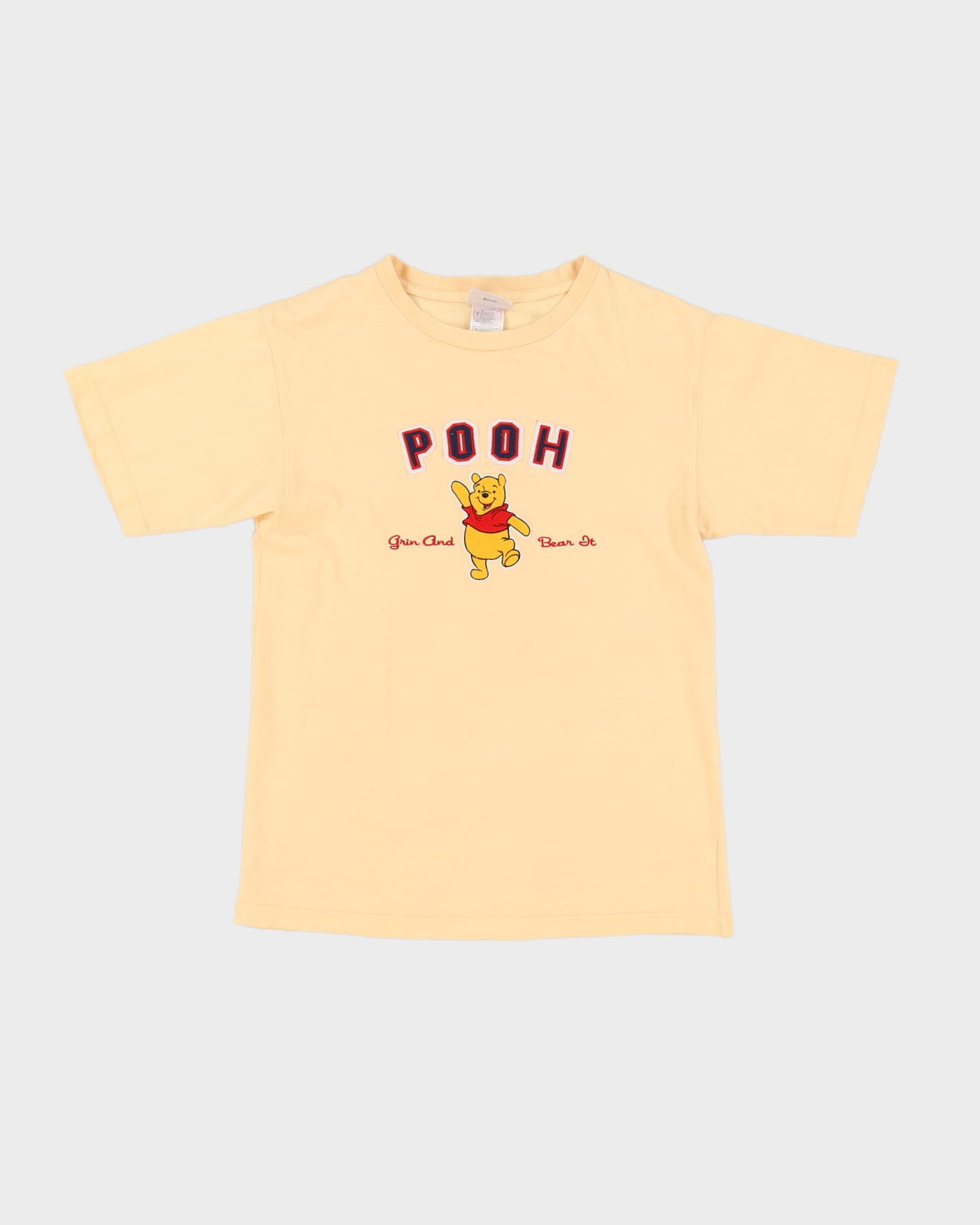Disney Winnie The Pooh Patch Yellow T-Shirt - S