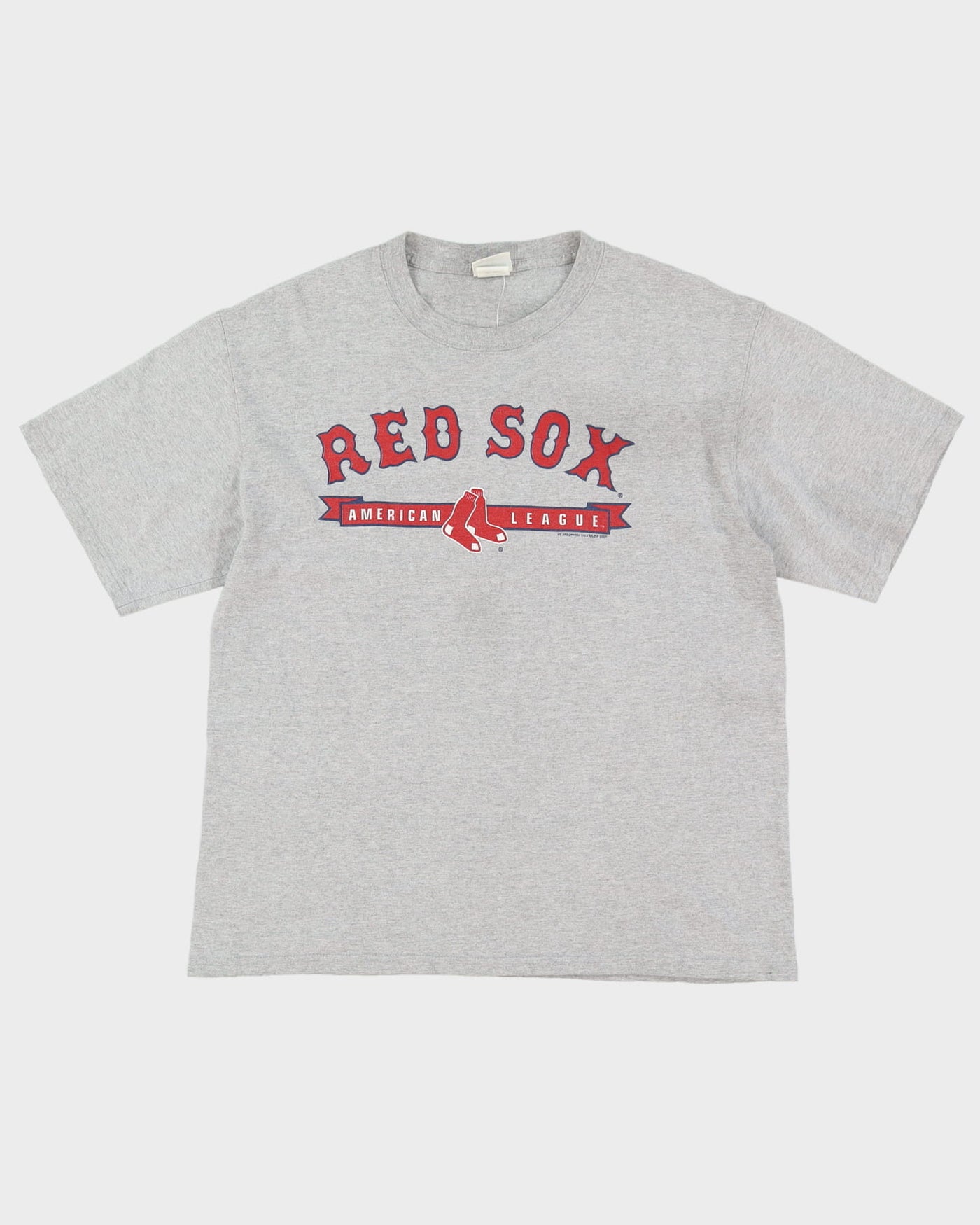 2007 Lee Boston Red Sox MLB Grey T-Shirt - L