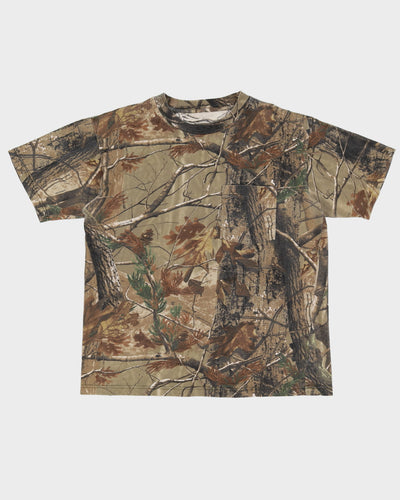 Wrangler All Over Print Camouflage Pocket T-Shirt - L