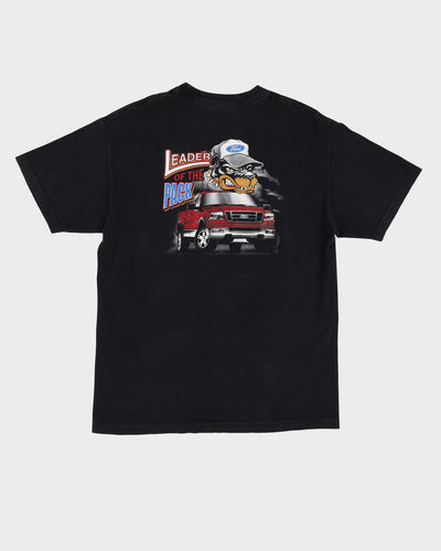 00s Ford Built Tough Leader Of The Pack Double Sided Graphic T-Shirt - L