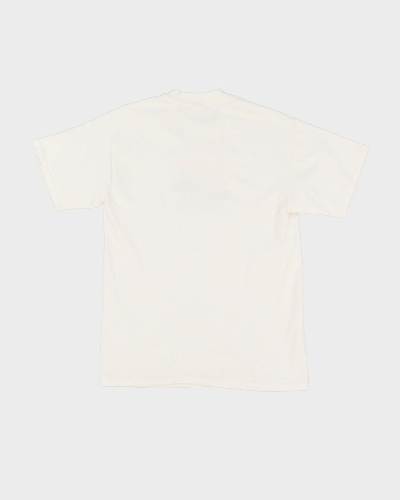 90s Alaska Floral Print White Hanes Tag Graphic T-Shirt - M