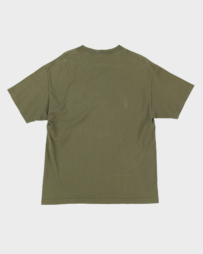 Beaver Aeroplane Green Graphic T-Shirt - XL