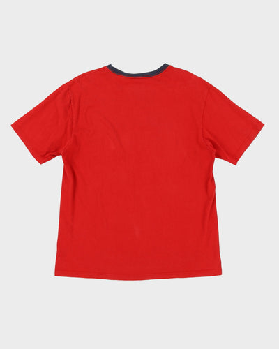 Tommy Hilfiger Red Logo T-Shirt - L