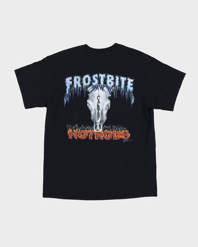 00s Frostbite Hotrods Black Graphic T-Shirt - L