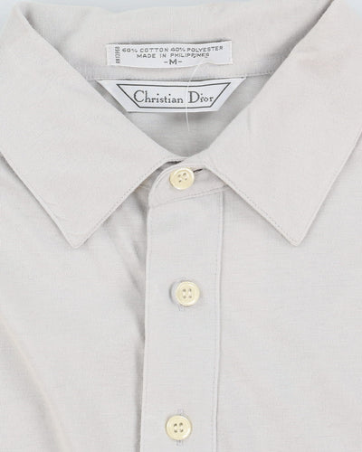 90s Christian Dior Grey Polo Shirt - M