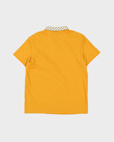 00s Playboy Yellow Polo Shirt - L