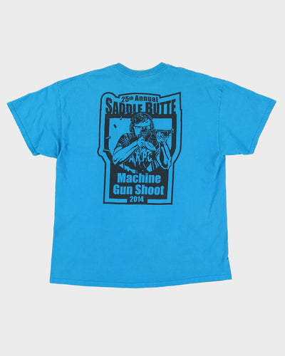 Albany Rifle & Pistol Club Blue Graphic T-Shirt - XL