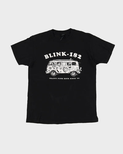 Blink 182 "Crappy Punk Rock Since '92" Black Graphic Band T-Shirt - L