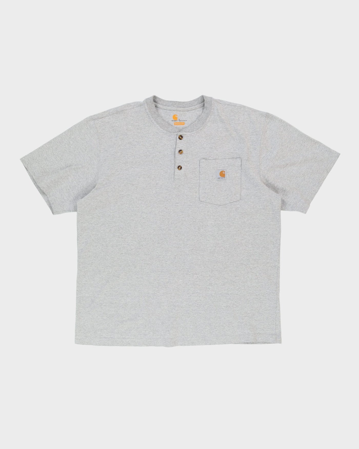 Carhartt Grey Oversized Pocket T-Shirt - L / XL