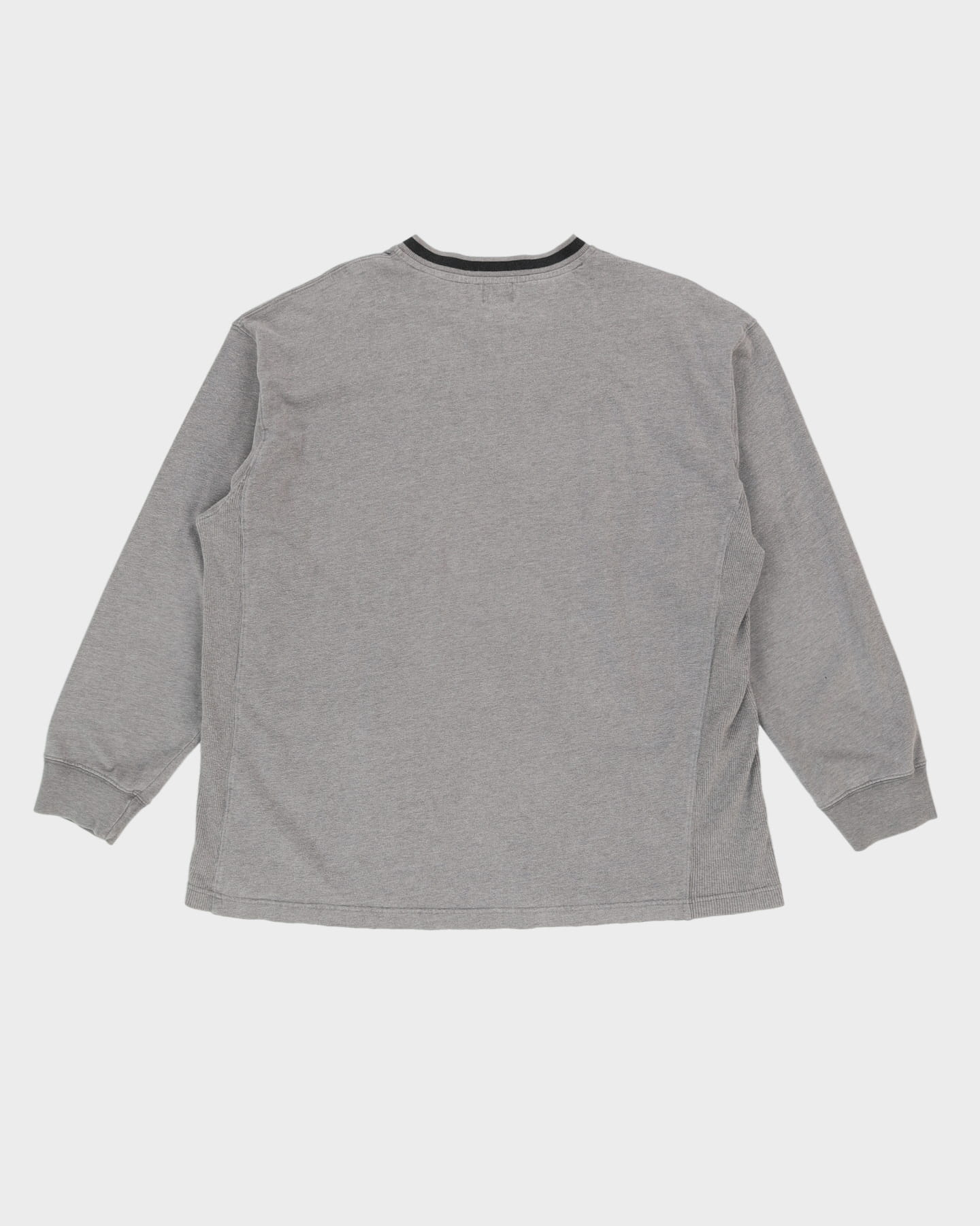 Calvin Klein Grey Long Sleeve Heavyweight T-Shirt - XL