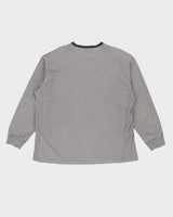 Calvin Klein Grey Long Sleeve Heavyweight T-Shirt - XL