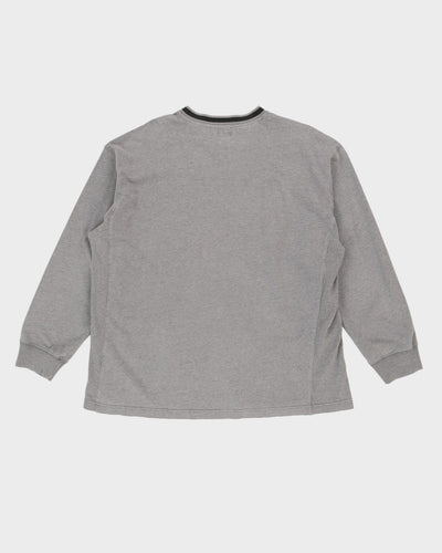 Calvin Klein Grey Long Sleeve Heavyweight T-Shirt - XL